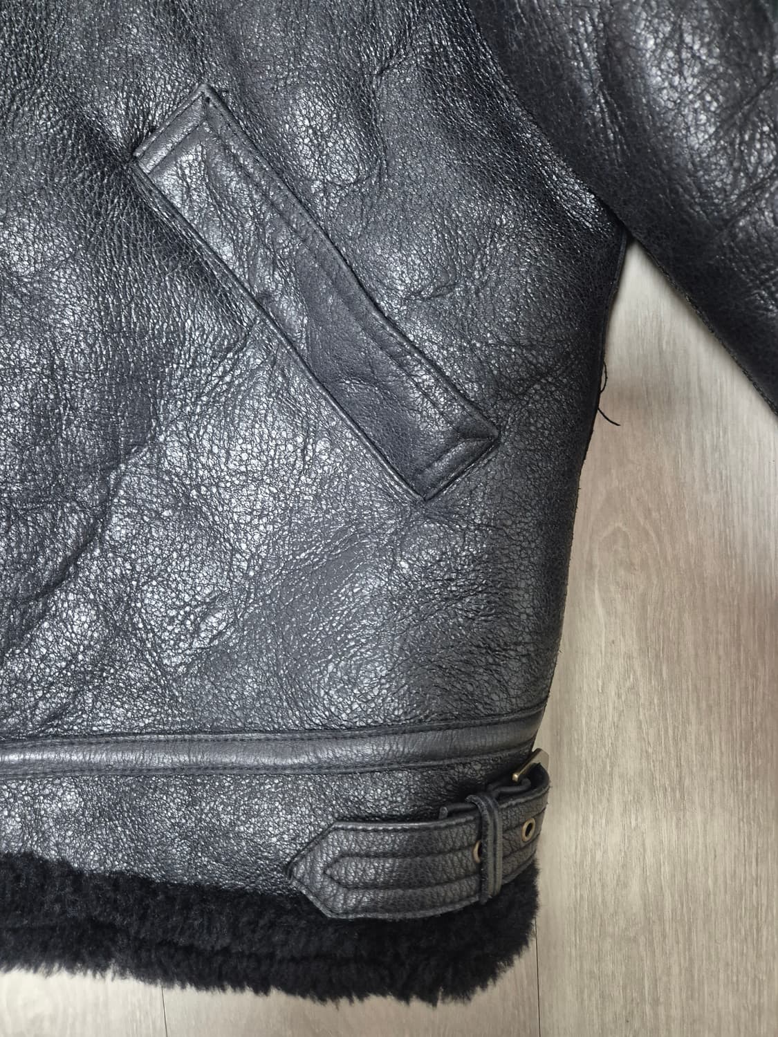 밀리터리 미 공군 램스킨 B-3 무스탕 상품이미지2