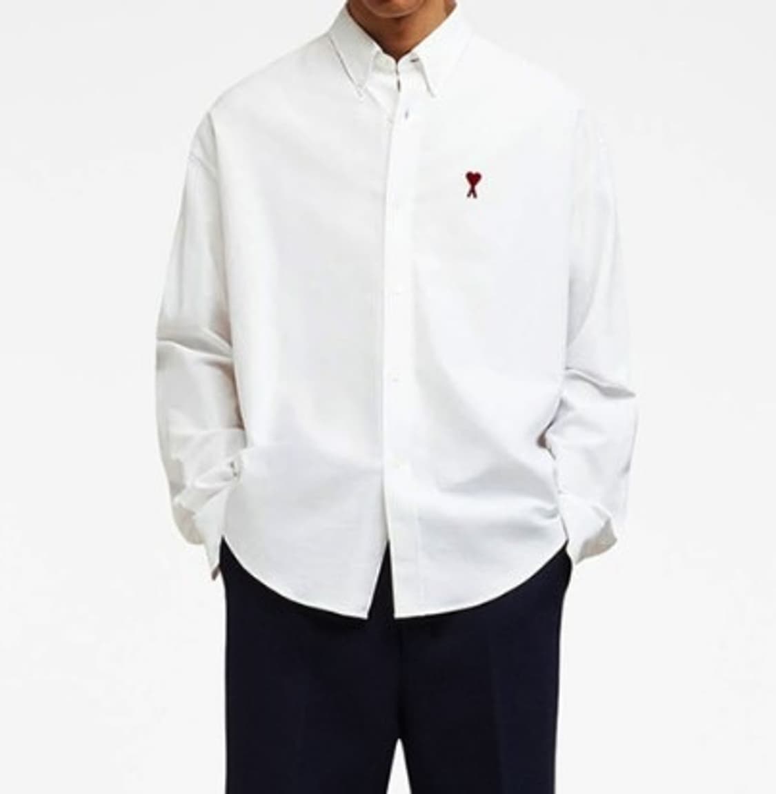 Ami 아미 옥스포드 셔츠 남방 (국내유통 정품) M,L  상품이미지3