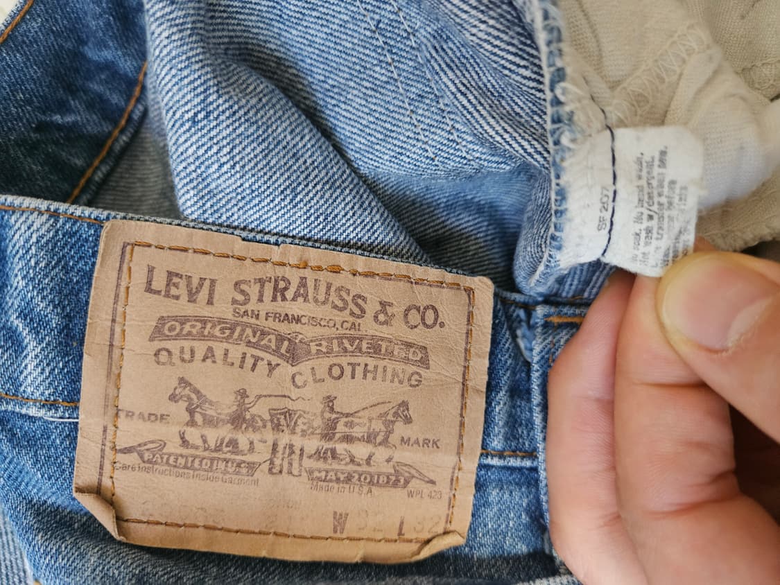 80s levi's 505 orange 탭 32x32 리바이스 상품이미지6