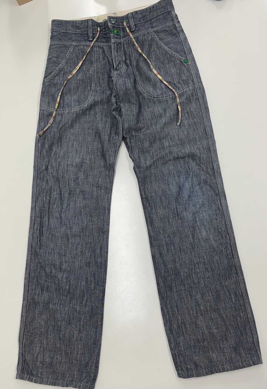 에드윈 중청 바나나로고 패치 스트레이트핏 상품이미지1