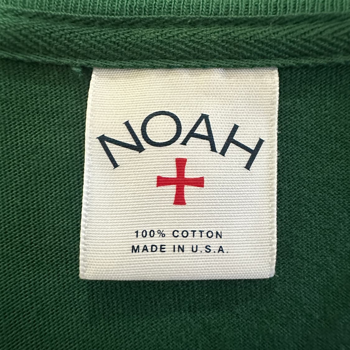 NOAH usa made t-shirt green 상품이미지4