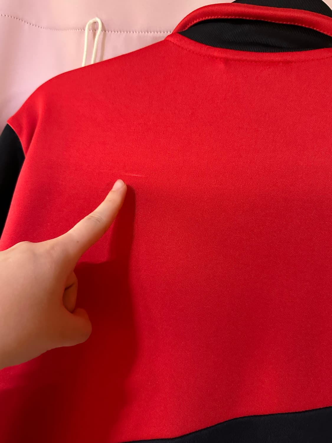 아디다스 져지 아디다스 AC밀란 트랙탑 아디다스삼선 레드 집업 블랙 레드 상품이미지4