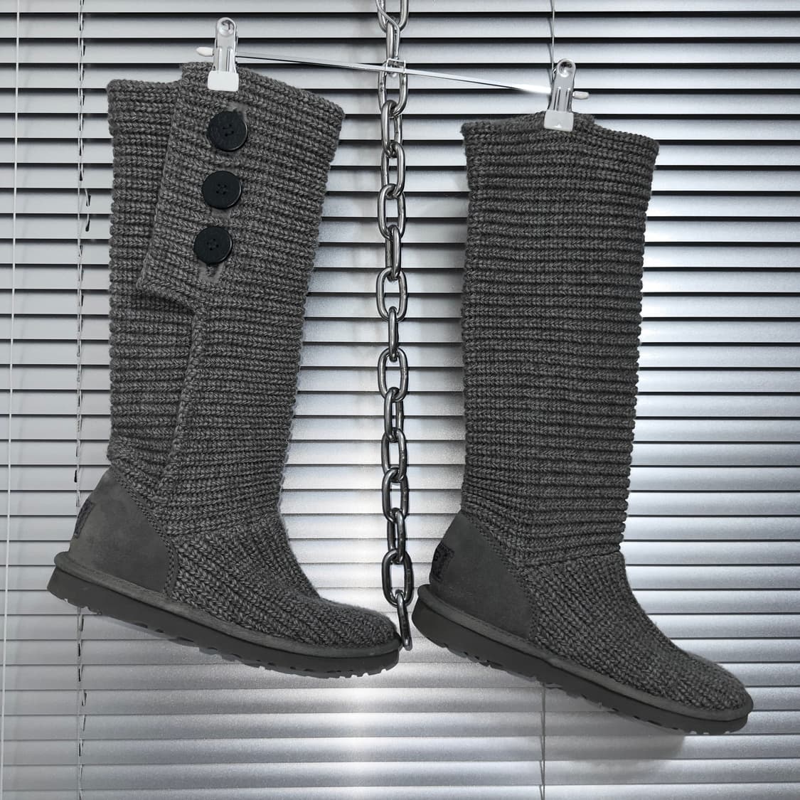 2000s Y2K 니트 카디 어그 부츠 상품이미지3