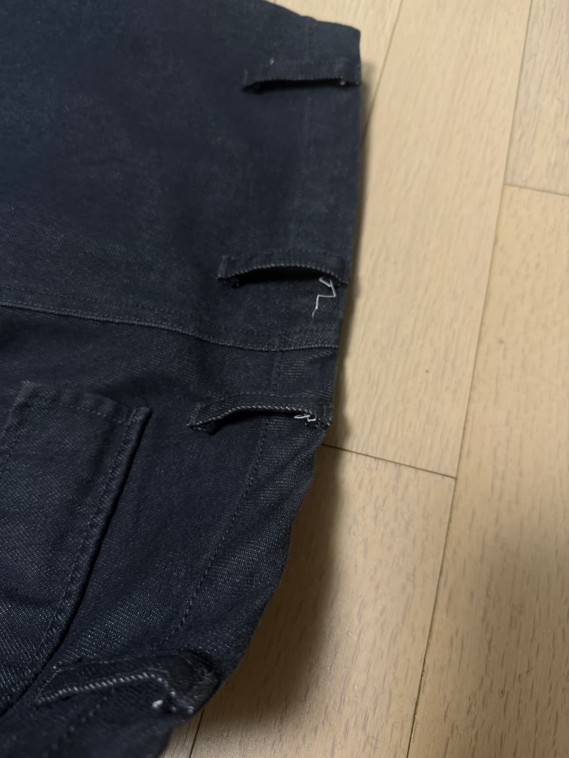 해칭룸 snow jeans washed indigo 스노우진 인디고 상품이미지3