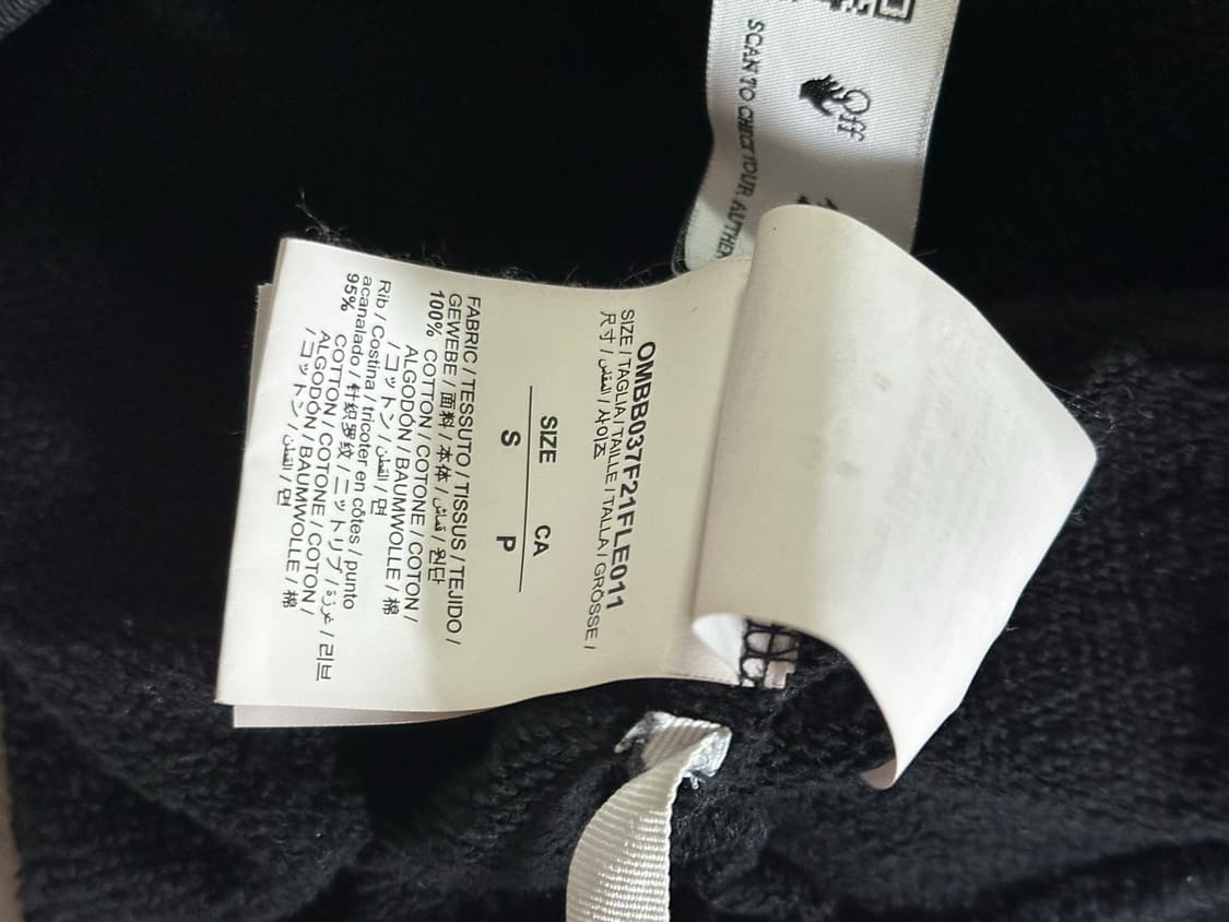 21FW OFF-WHITE 카라바조 다이아그널 후드 상품이미지7