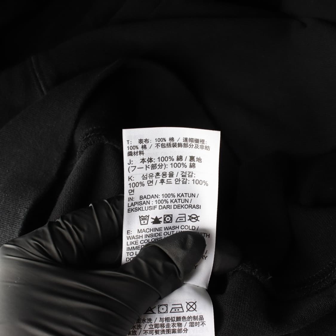 나이키 블랙 스우시 크롭 후드티 XL 상품이미지6