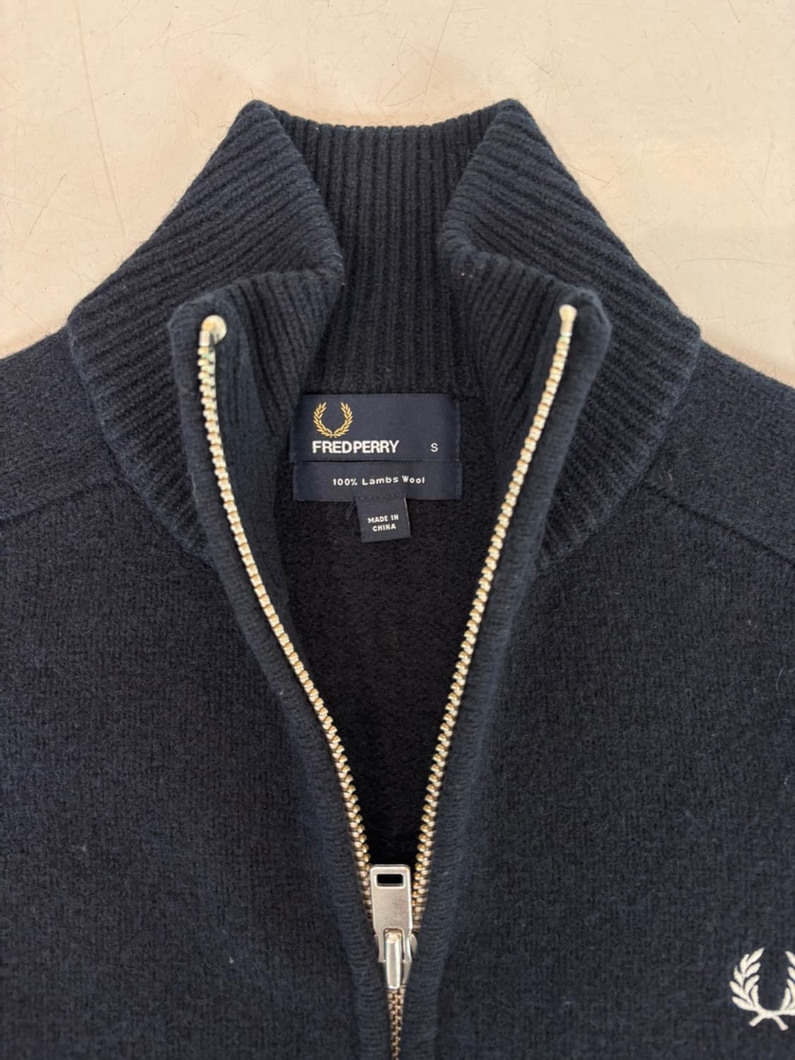 Vintage Fred Perry Wool Knit Zip up 상품이미지5