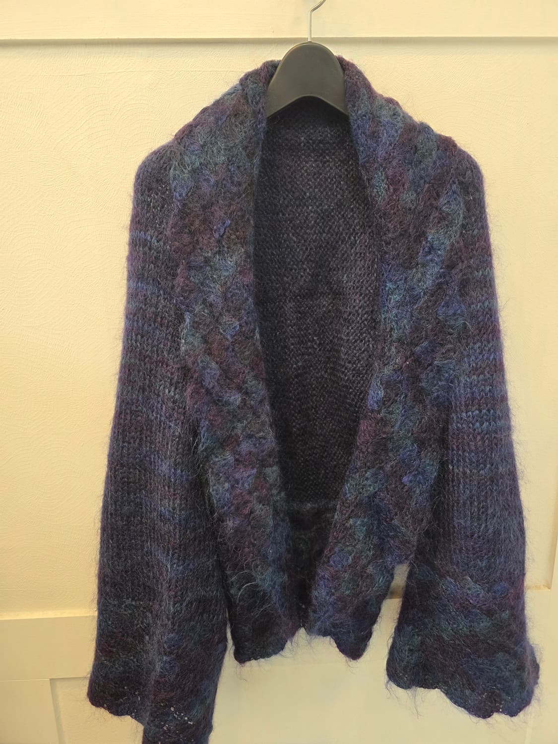 핸드메이드 빈티지 니트 케이프가디건 상품이미지2