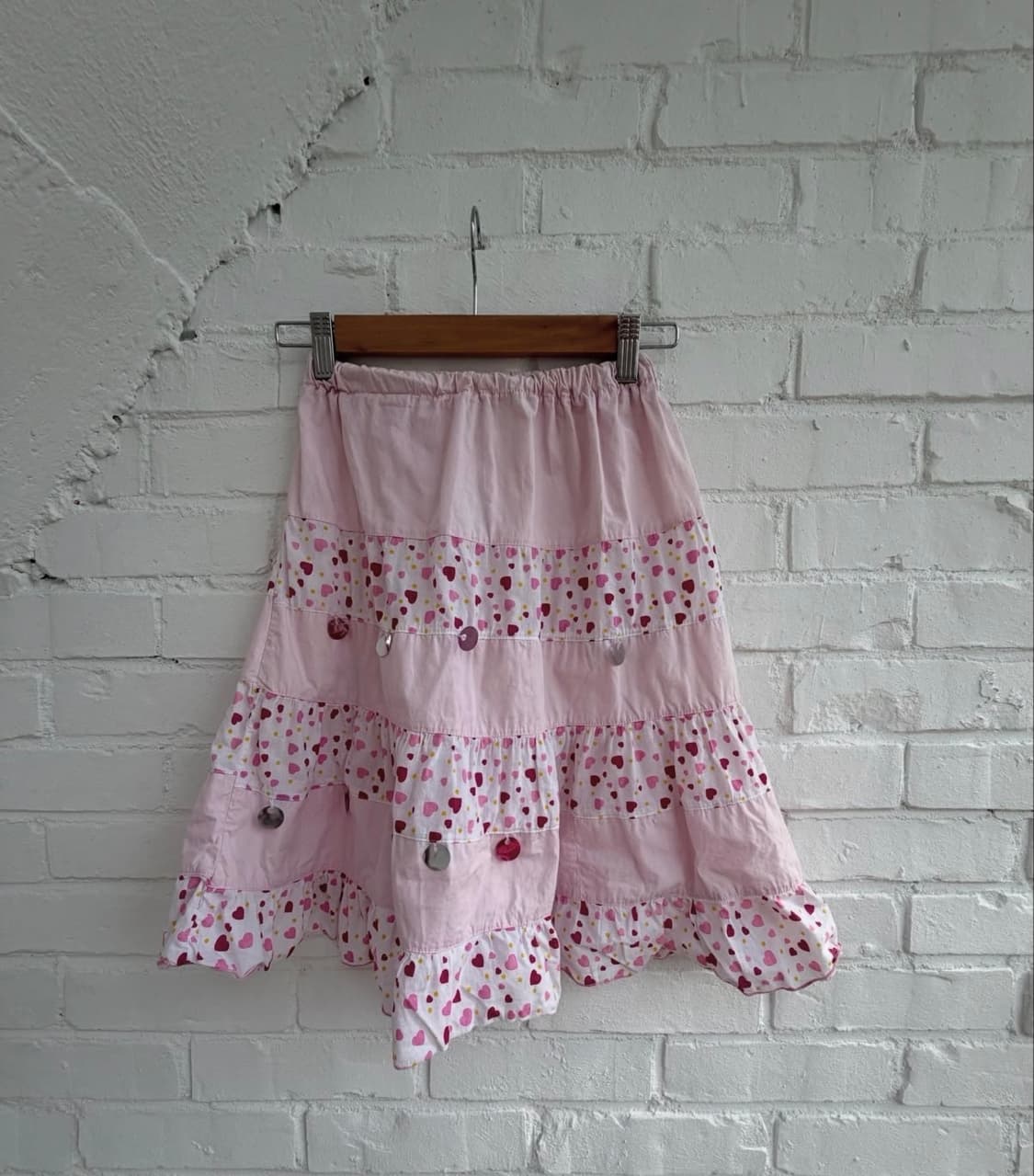 #8 Heart pattern Spangle Skirt 상품이미지2