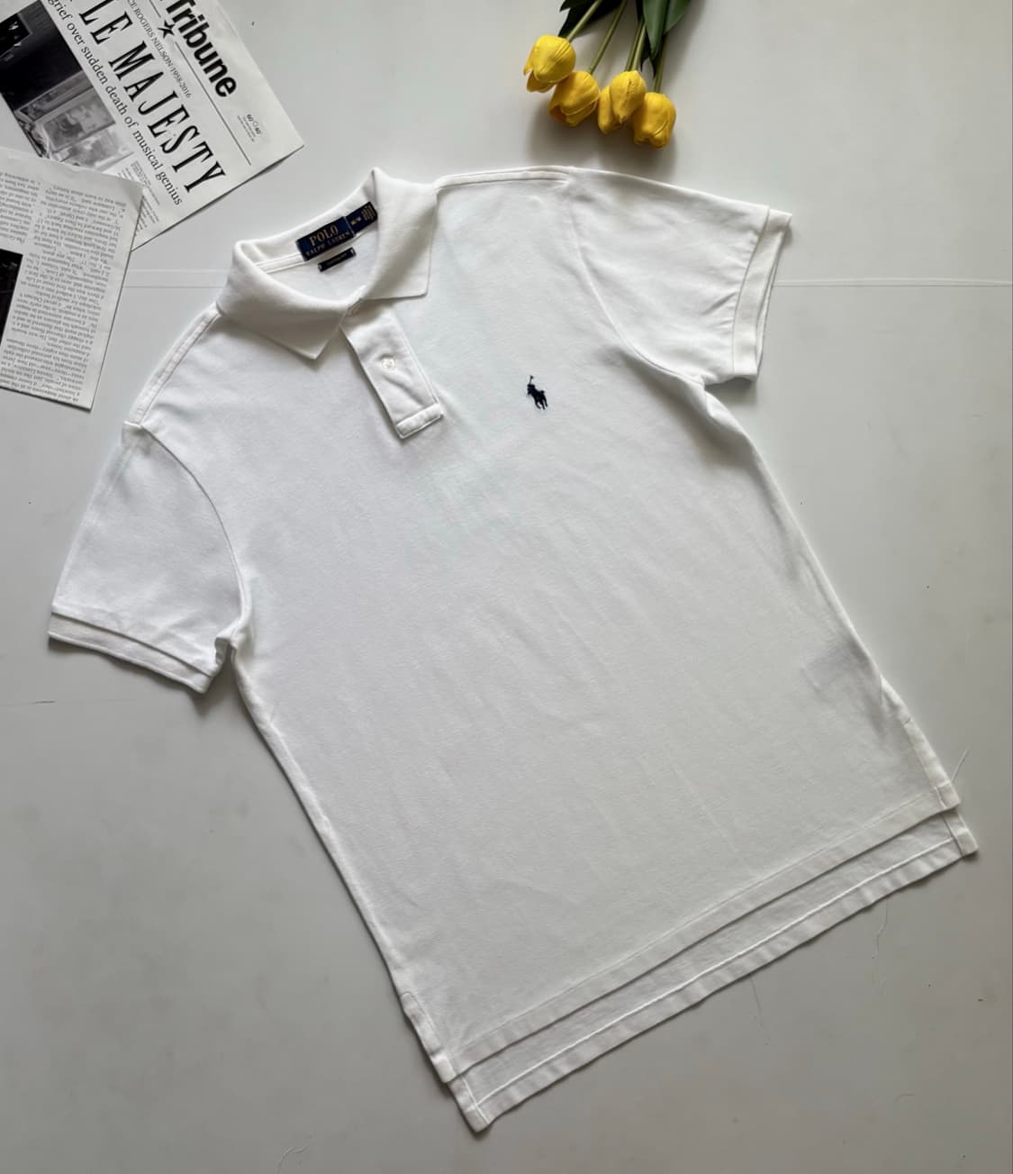 Polo 폴로랄프로렌 화이트 PK 카라티  상품이미지1
