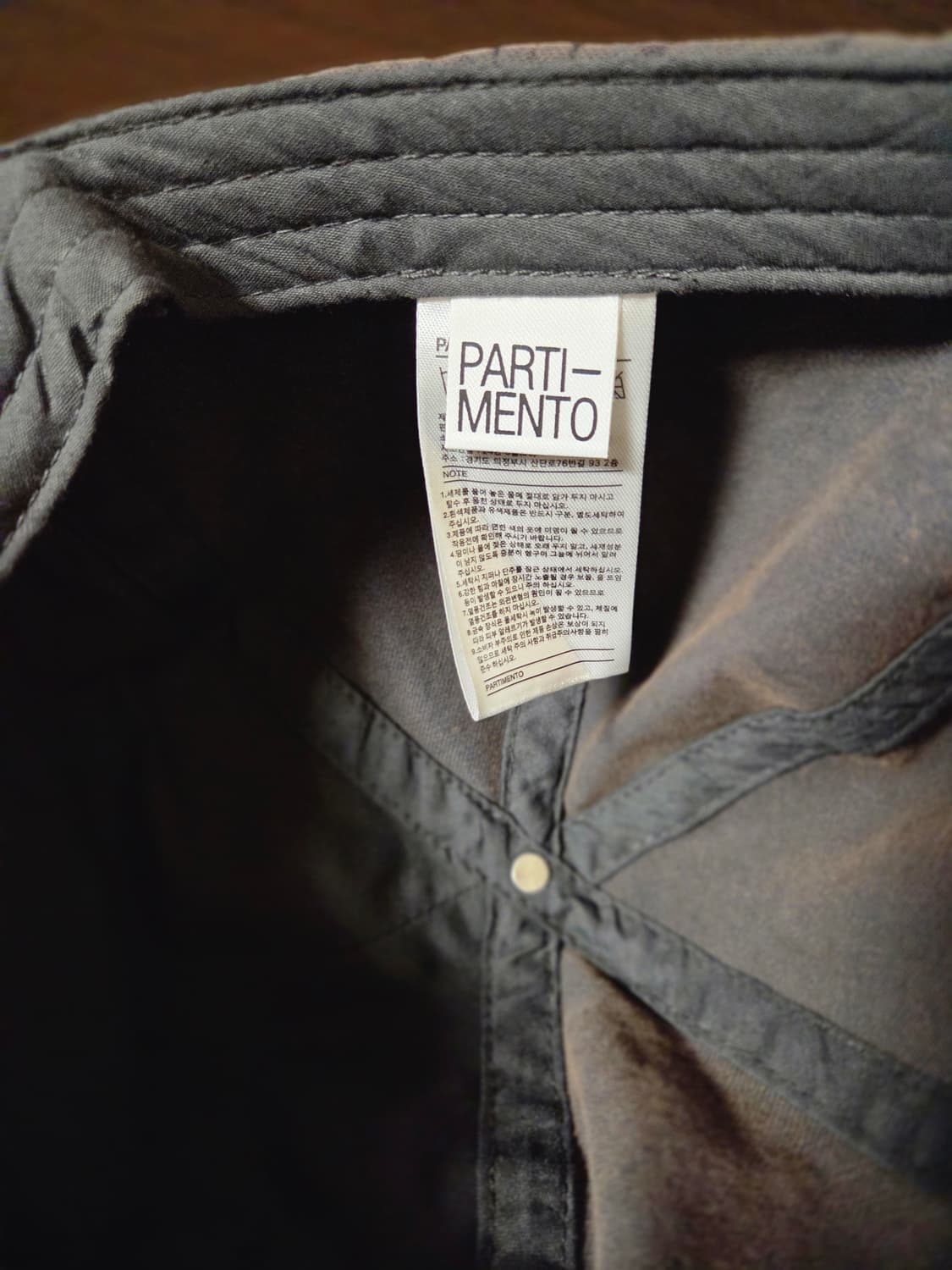 파르티멘토 호텔 플래시백 볼캡 모자 새상품 상품이미지2