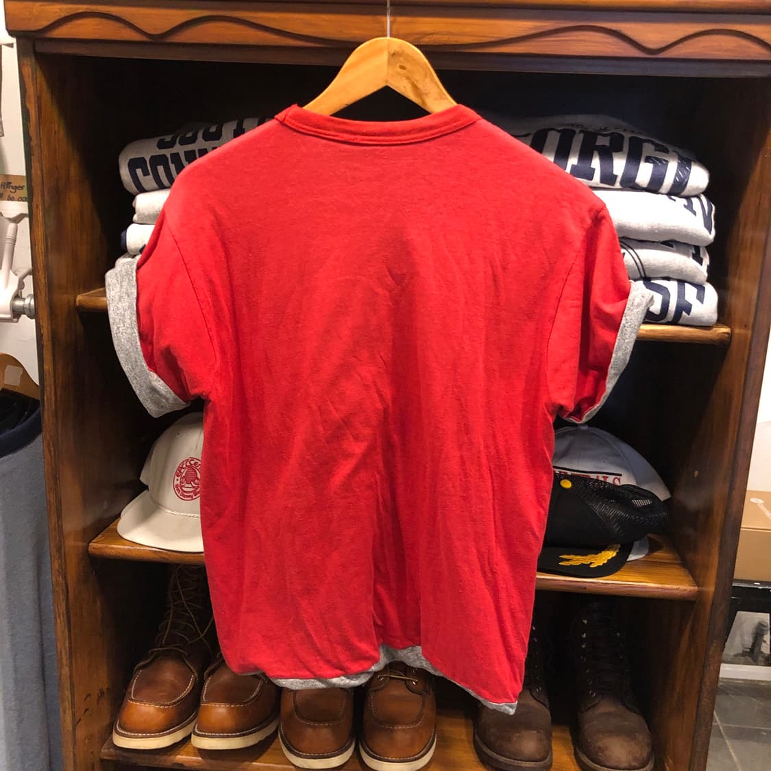 60s/80s Reversible T-shirt-L 상품이미지3