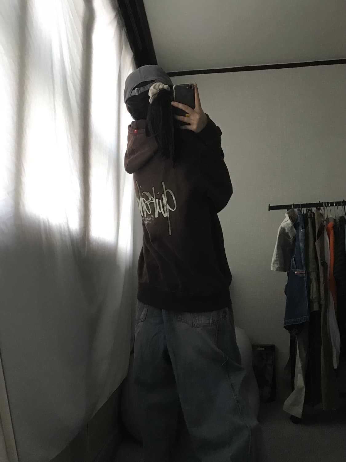 퀵실버 브라운 00s 후드집업 상품이미지6