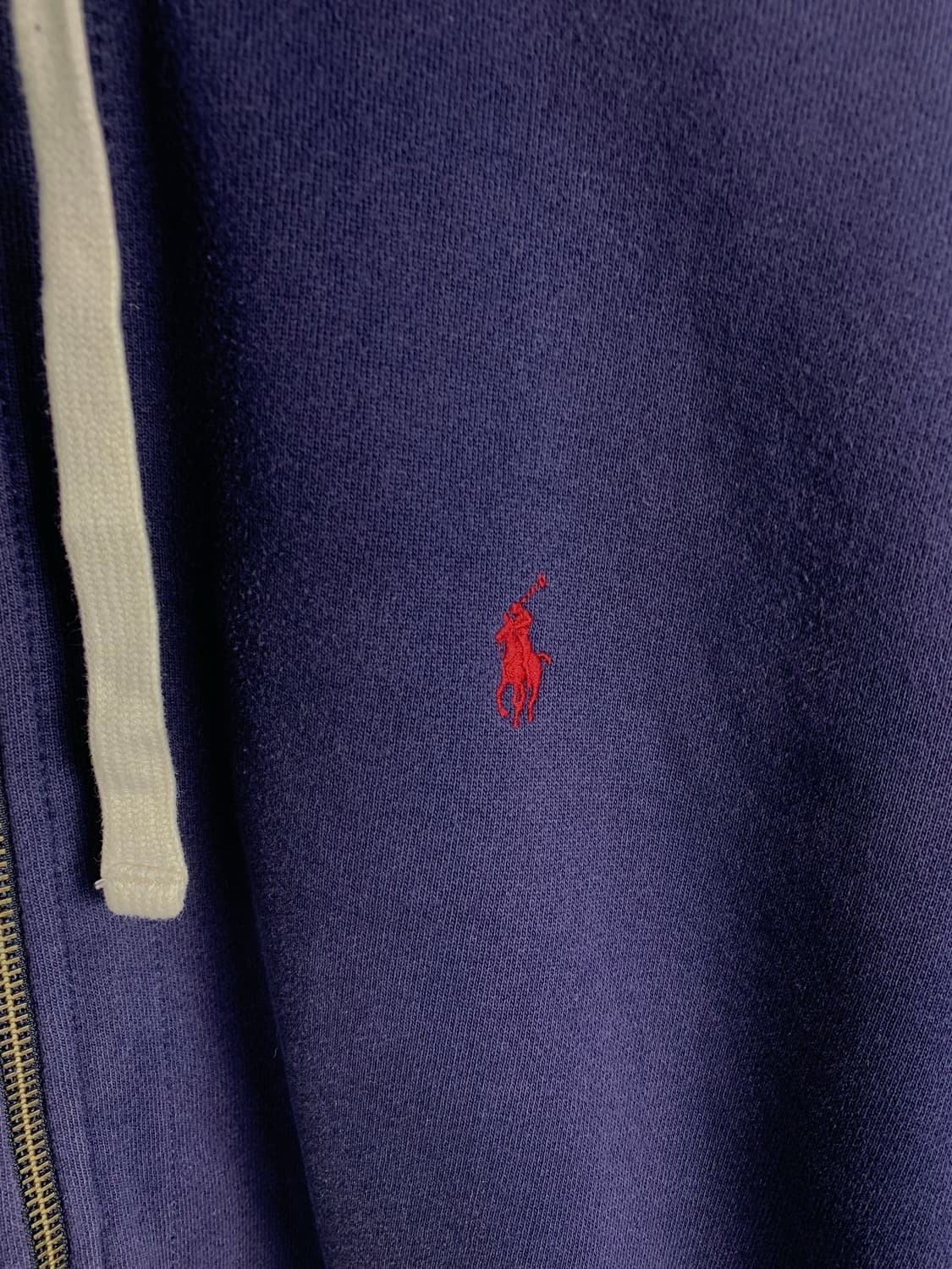 폴로 랄프로렌 써멀 네이비 후드집업 상품이미지4