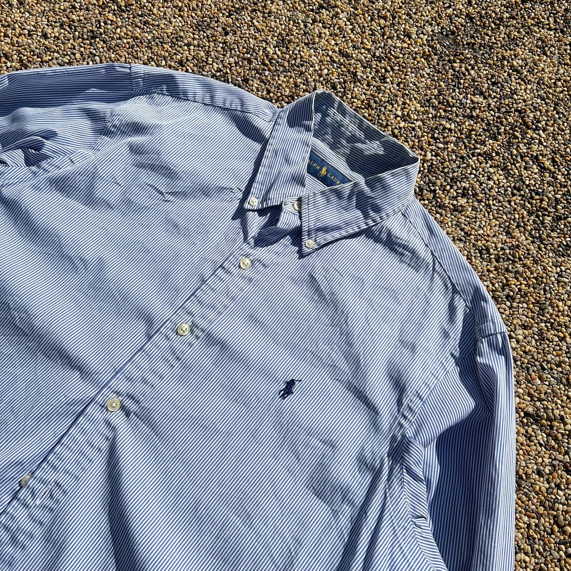 폴로(POLO RalphLauren) 네이비 포니 스트라이프 셔츠 상품이미지2