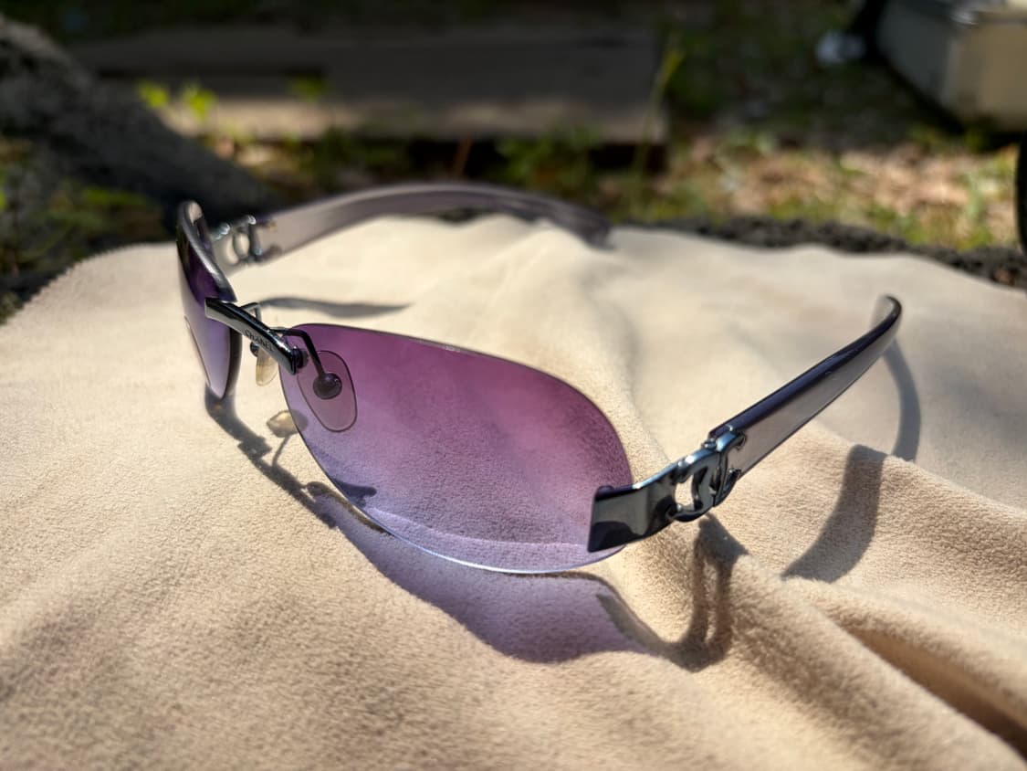 샤넬 Chanel 00's 4037 Rimless Sunglasses  상품이미지5