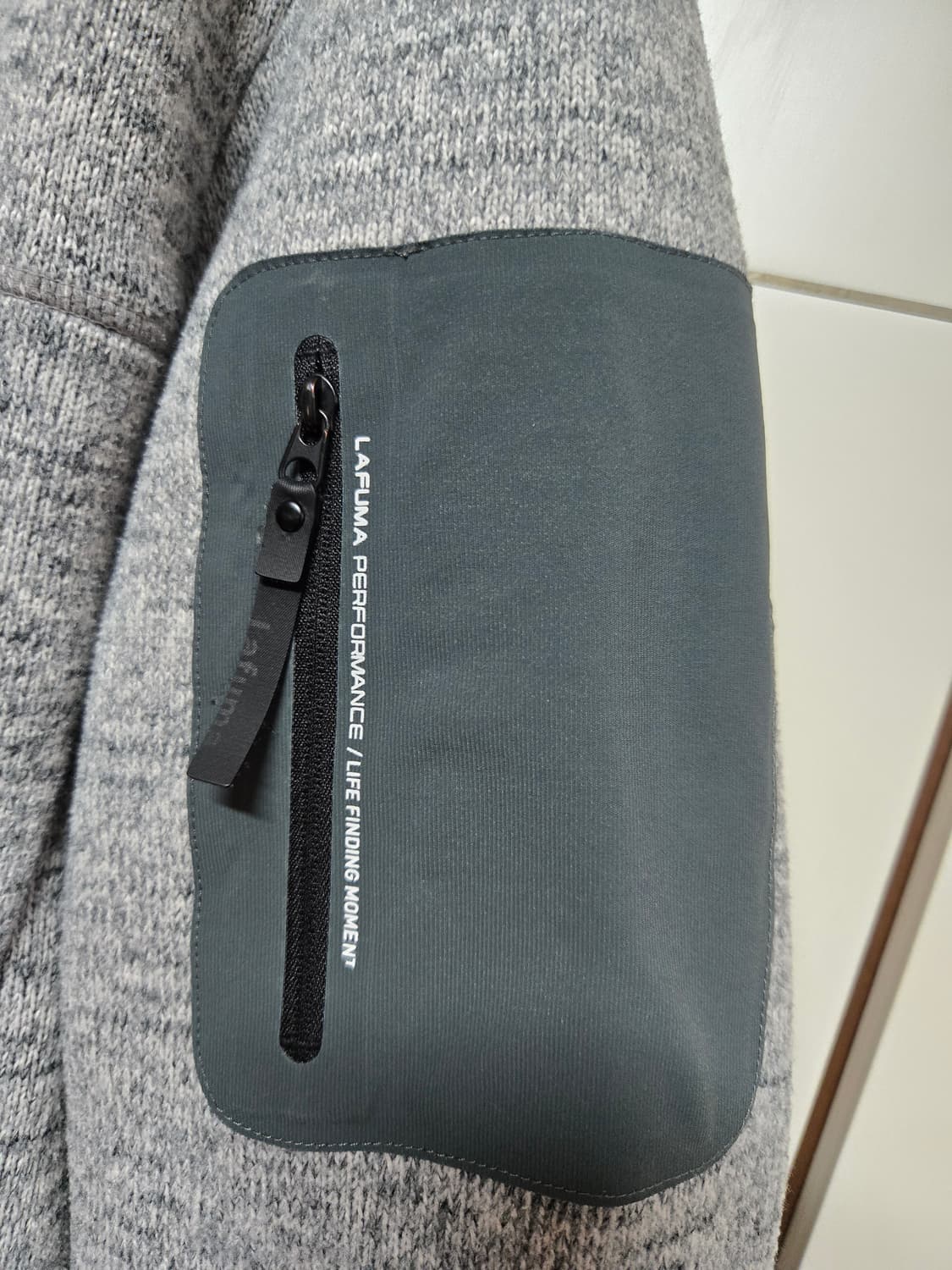 라푸마 남성 플리스 그레이 자켓 상품이미지4