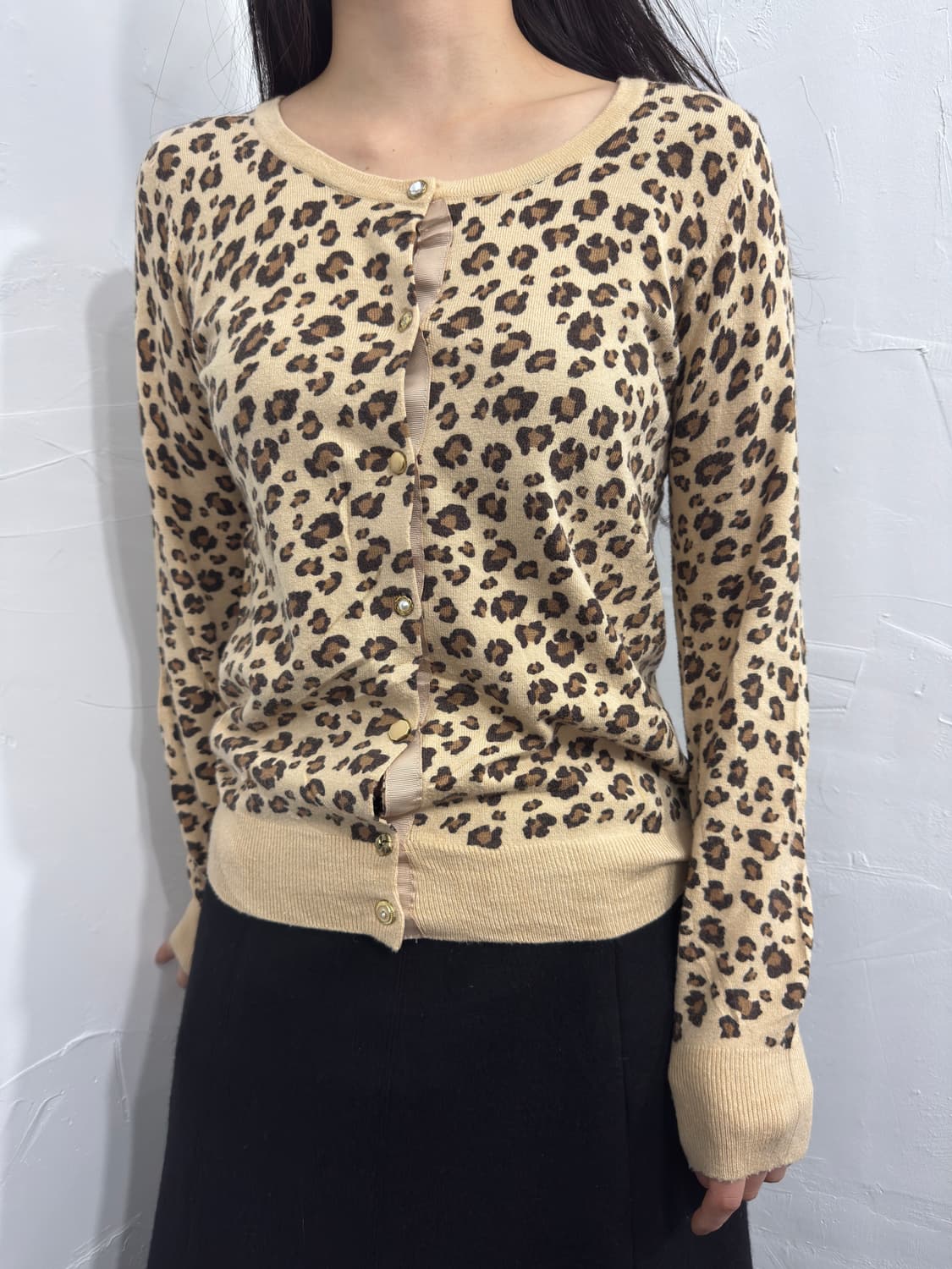 index leopard cardigan 상품이미지2