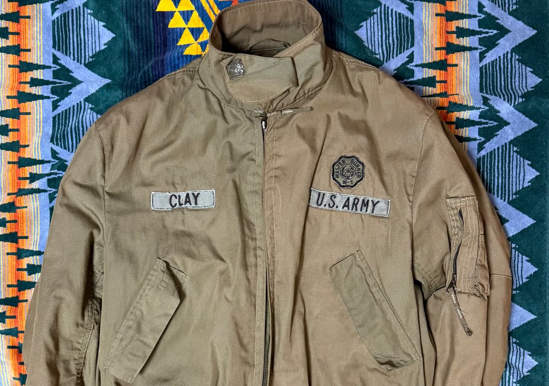 *80s US military tanker jacket XL 상품이미지5