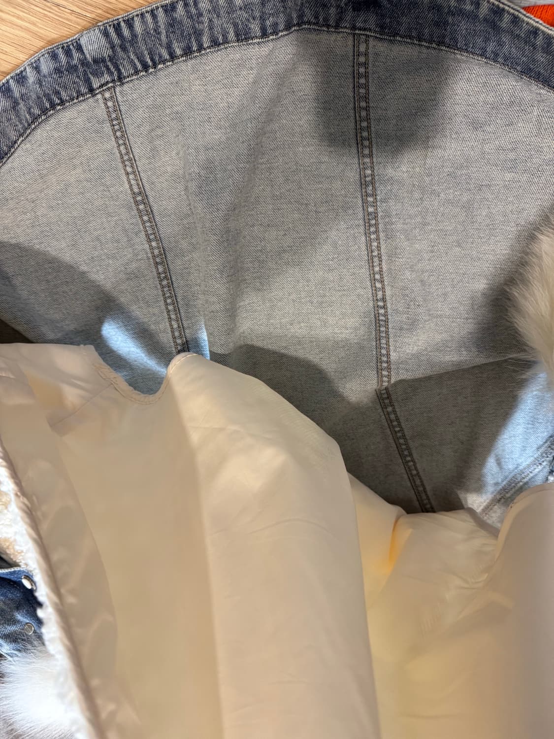 오즈세컨 폭스퍼 데님 베스트 상품이미지4