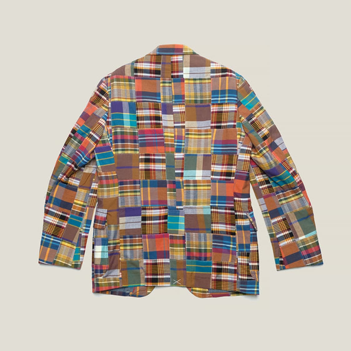 X블루블루 madras patchwork blazer 상품이미지8