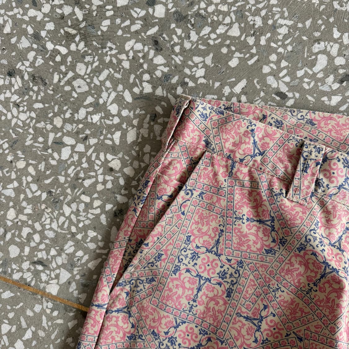 슈프림 워크 팬츠 카키 플로럴 카드 21fw 상품이미지6