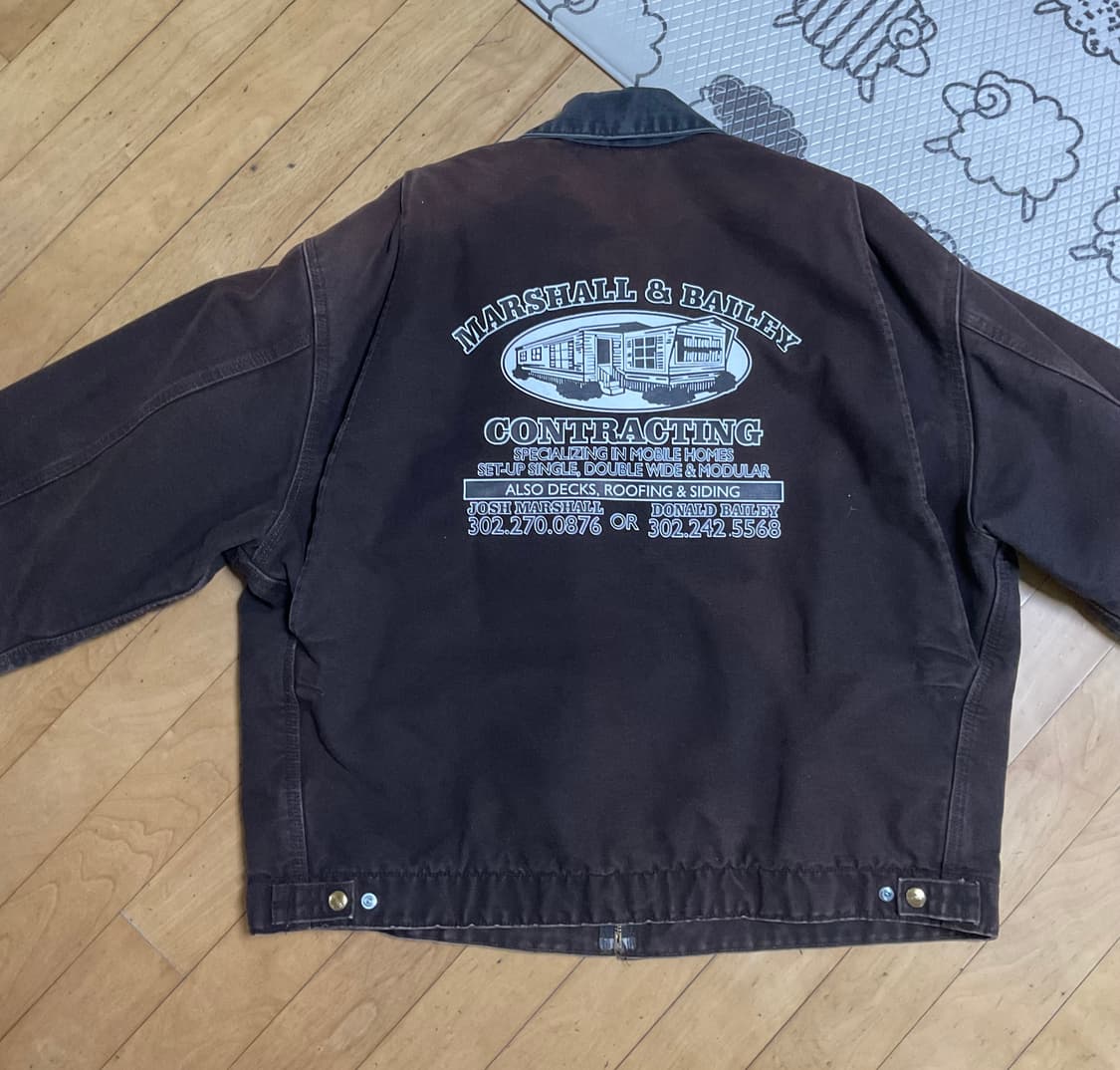 칼하트 디트로이트 자켓 j97 dkb XL 상품이미지2