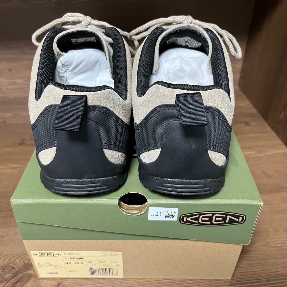 (285) 킨 재스퍼 스웨이드 스니커즈 실버 밍크 상품이미지5