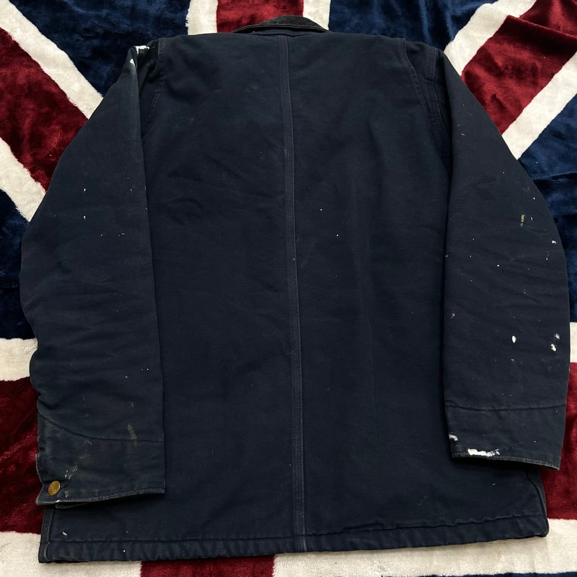 [L]칼하트 빈티지 초어 코트 자켓/짙은네이비/페인트 상품이미지5