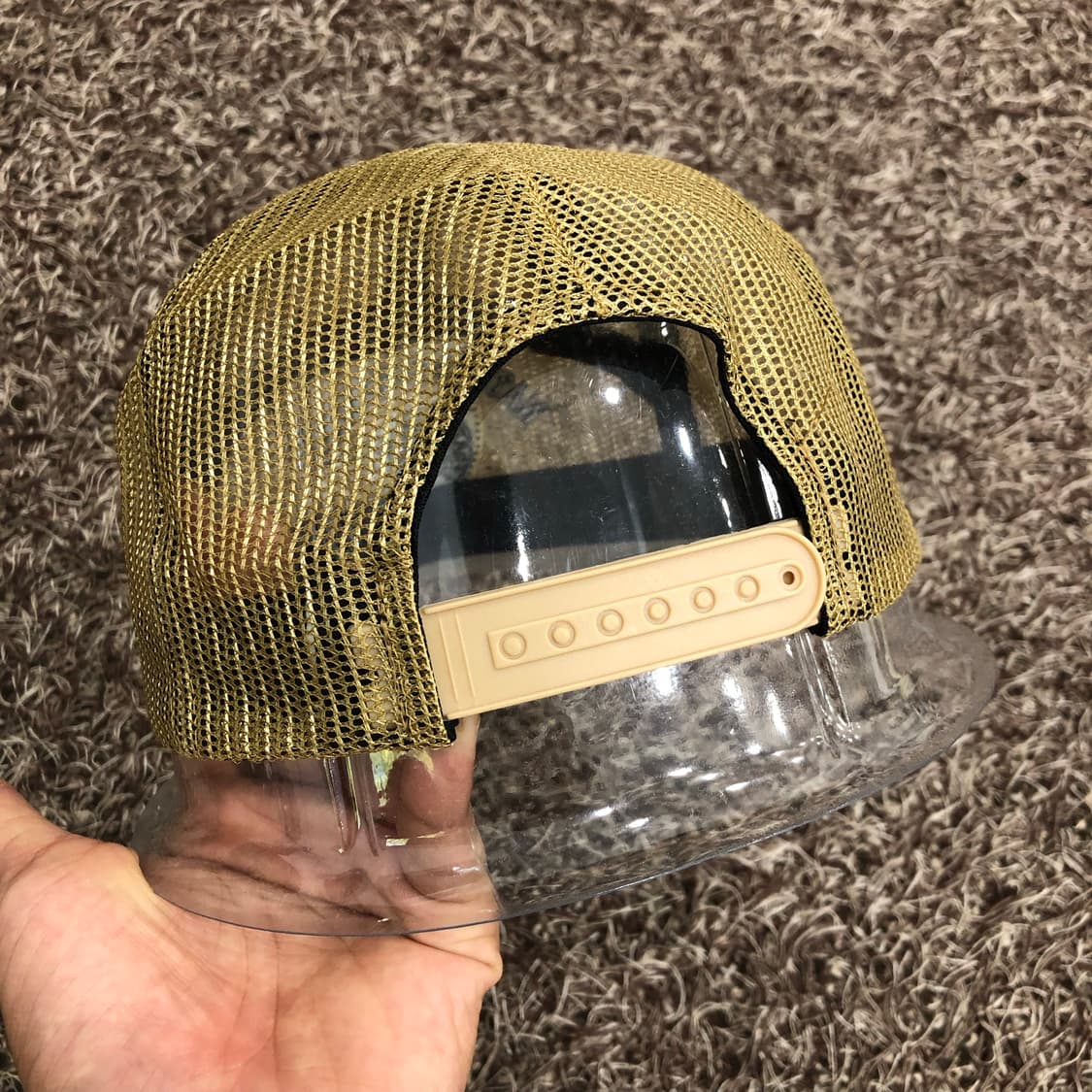 빈티지 내추럴 워커 메쉬캡 골드 상품이미지3