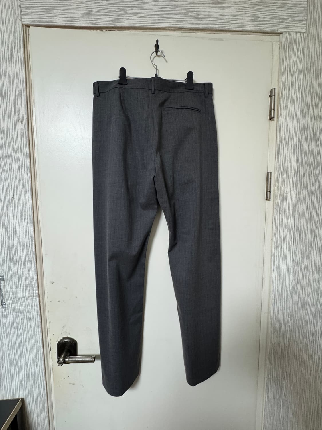 [4] Mudule 머듈 슬랙스 그레이 스트라이프 새상품 상품이미지3