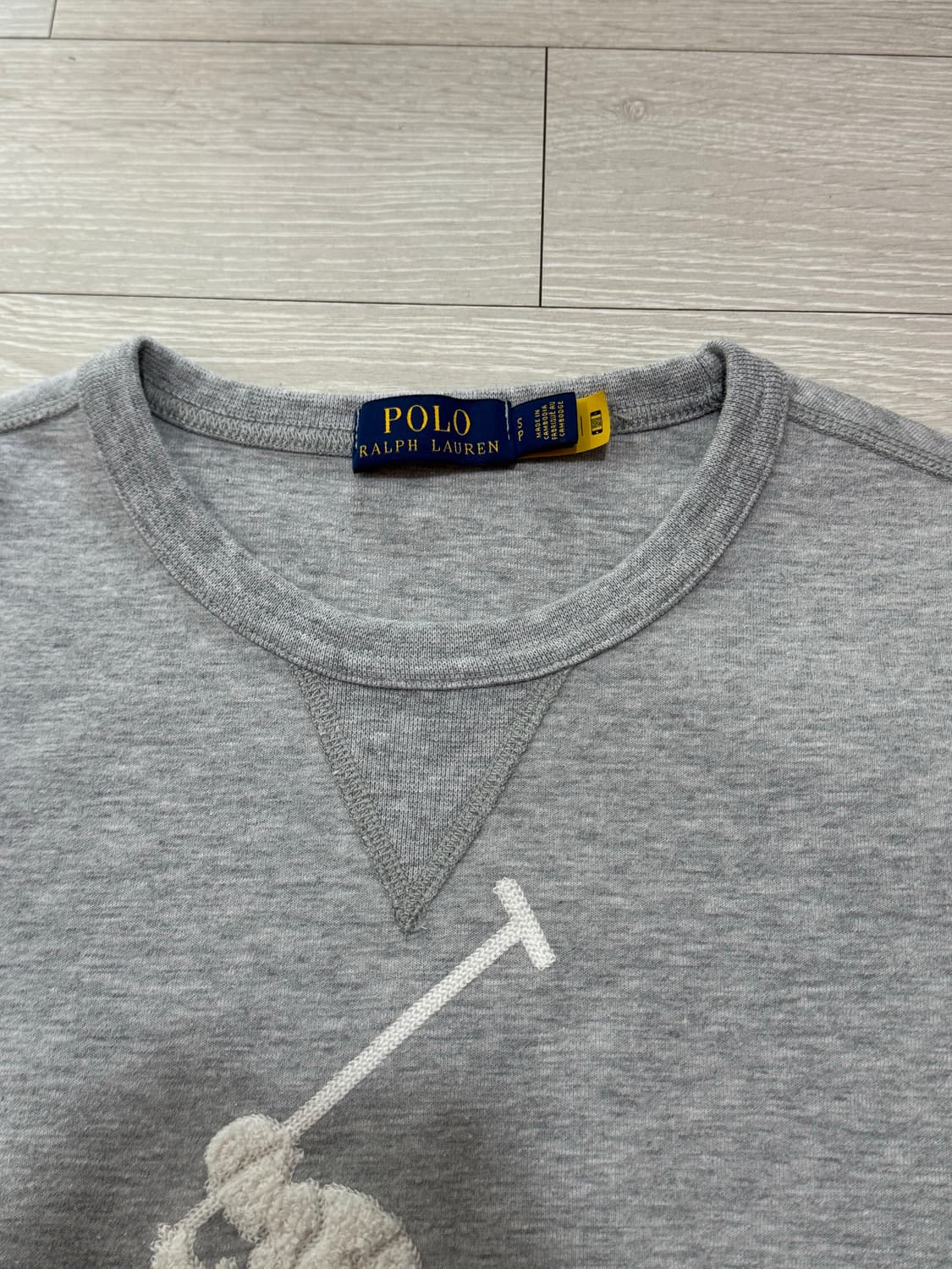 폴로 랄프로렌 QR탭 빅포니 맨투맨 S 상품이미지3