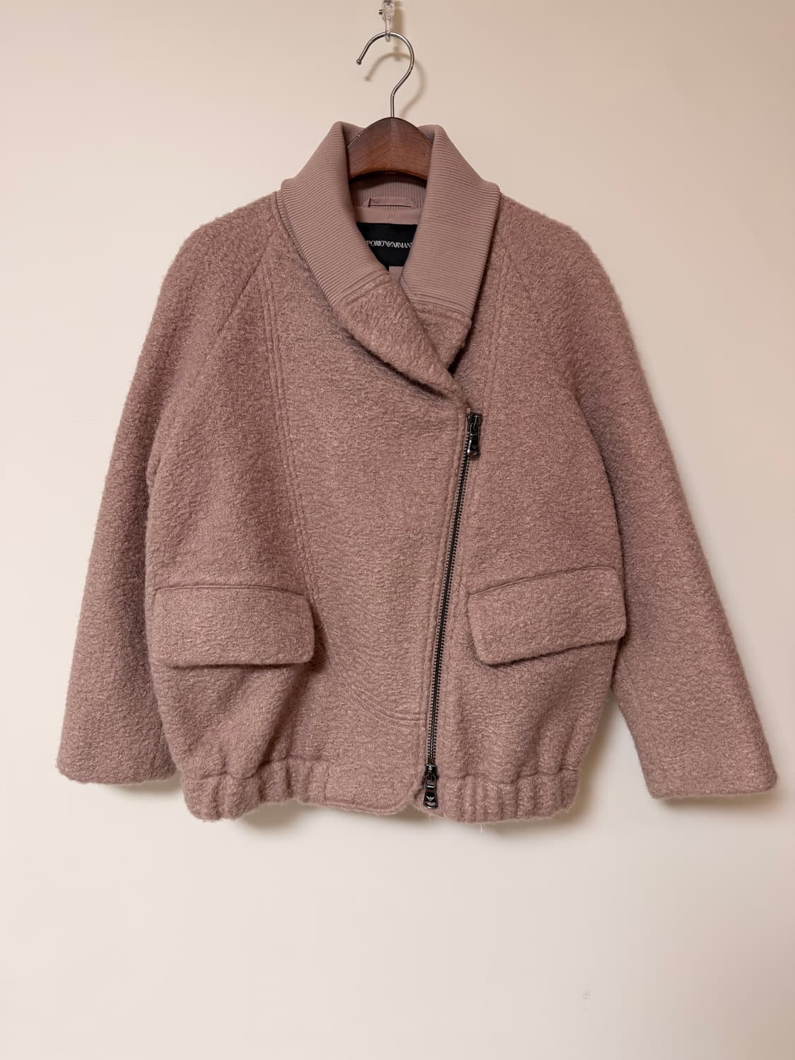 엠포리오 아르마니 모직 봄버 자켓 38 상품이미지8