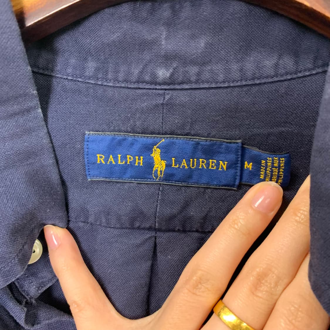 폴로 랄프로렌 신형 네이비 옥스포드 셔츠 상품이미지6