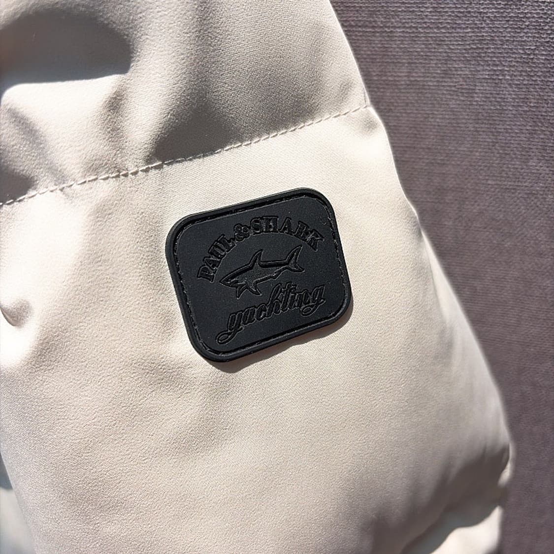 (정품/새상품) 폴앤샤크 남성 오프화이트 덕다운 패딩 파카 점퍼 상품이미지2