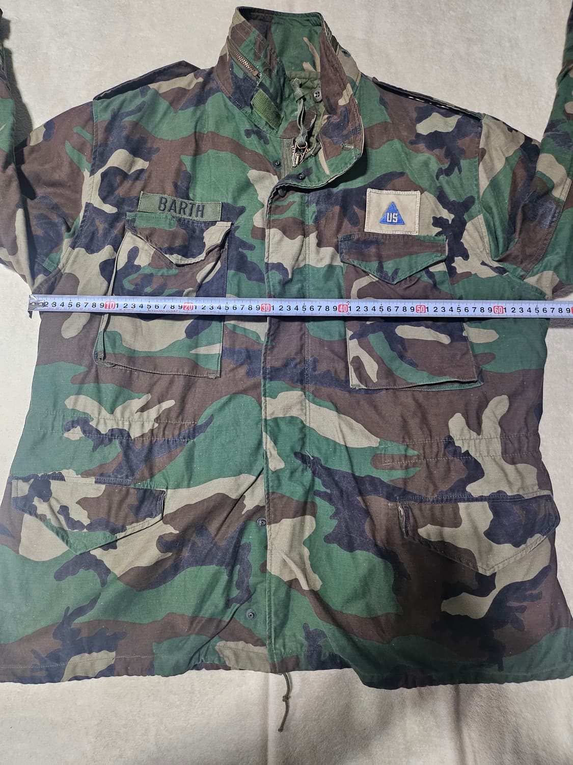 80s 미군오리지날 우드랜드 M65 필드자켓 셋 황동지퍼XL 상품이미지9