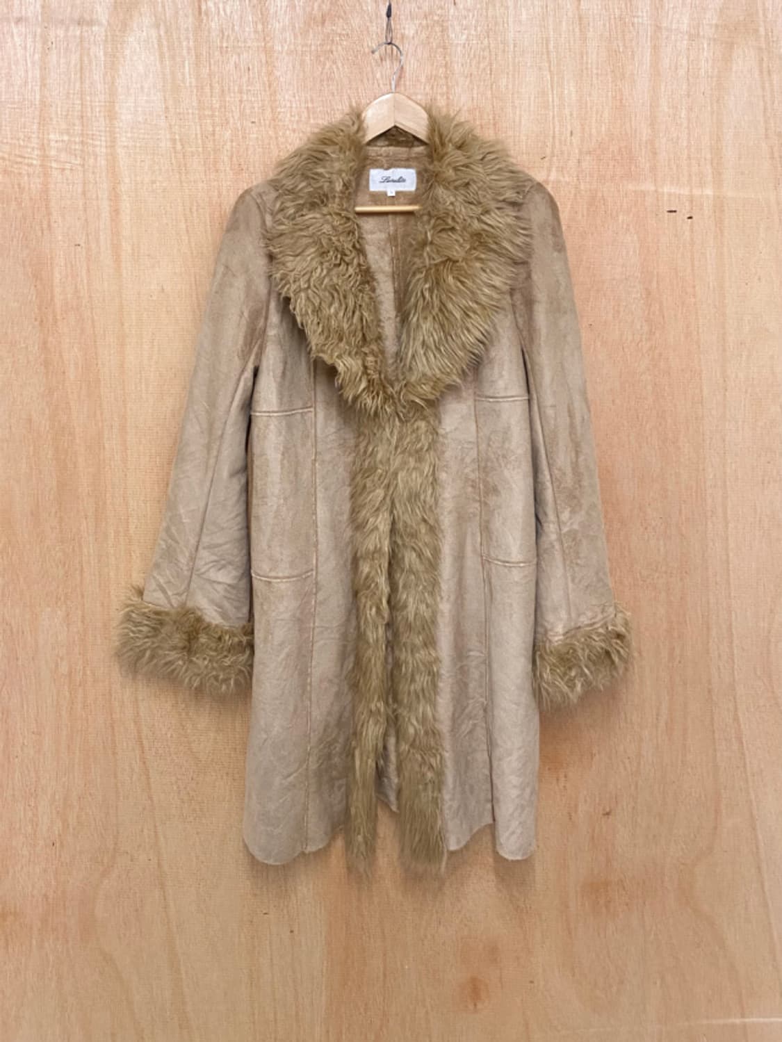 VTG fur mustang coat 인조 퍼 무스탕 코트 상품이미지3