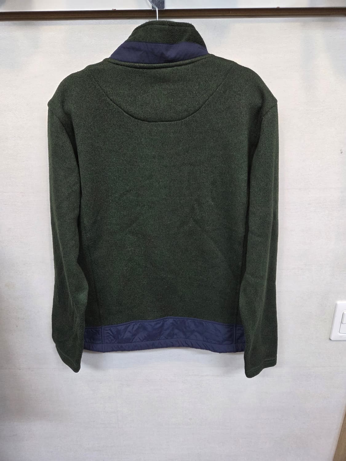 노스페이스 화이트라벨 니트집업 플리스 자켓 L 딥그린 상품이미지2