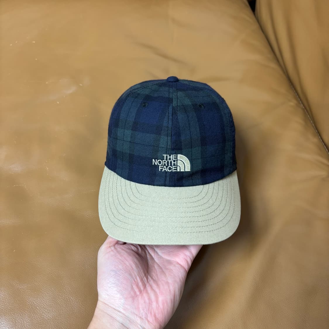 Nanamica 나나미카 노스페이스 퍼플라벨 타탄체크 6패널 볼캡 모자 상품이미지2