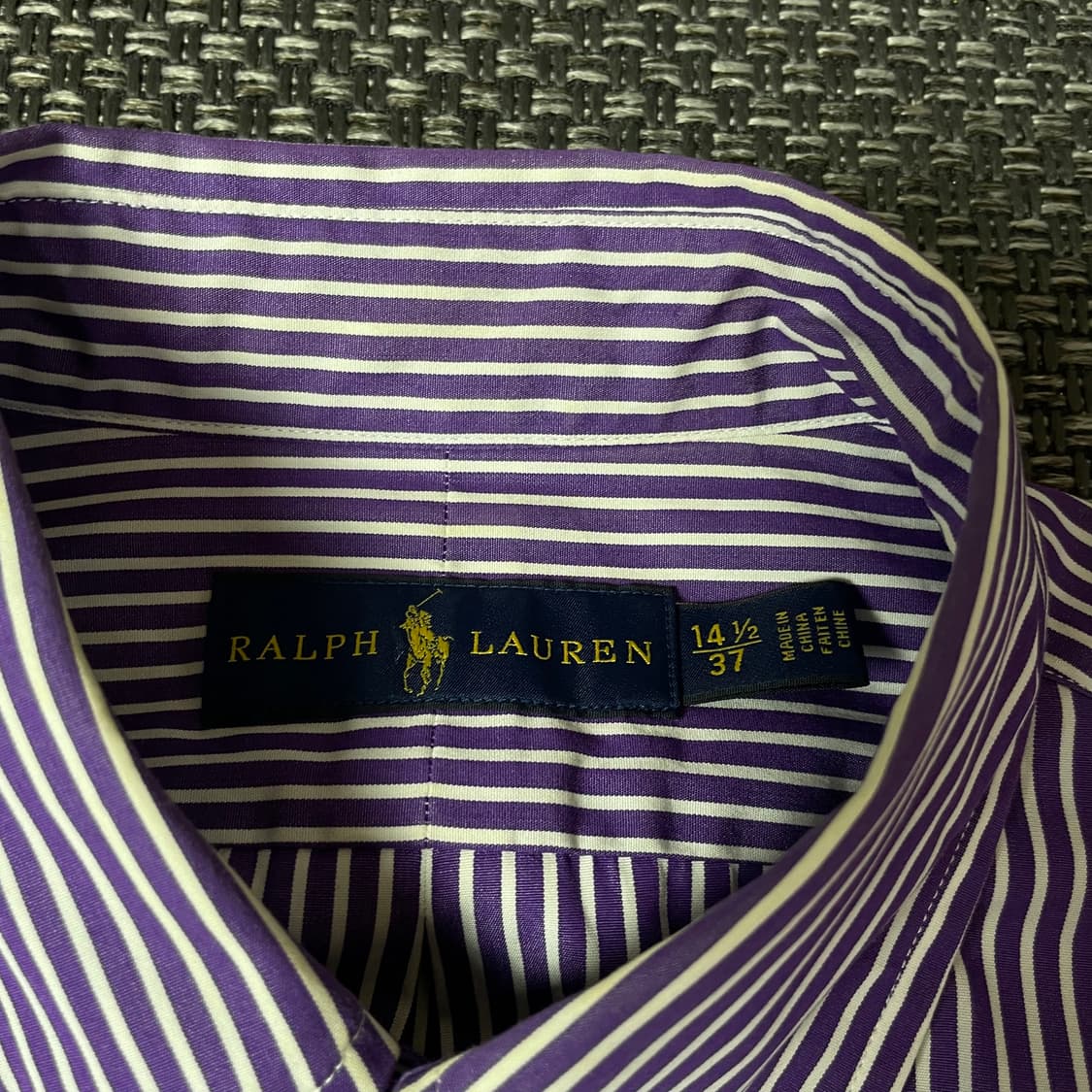 폴로랄프로렌 퍼플 스트라이프 긴팔 셔츠 14/37 상품이미지4