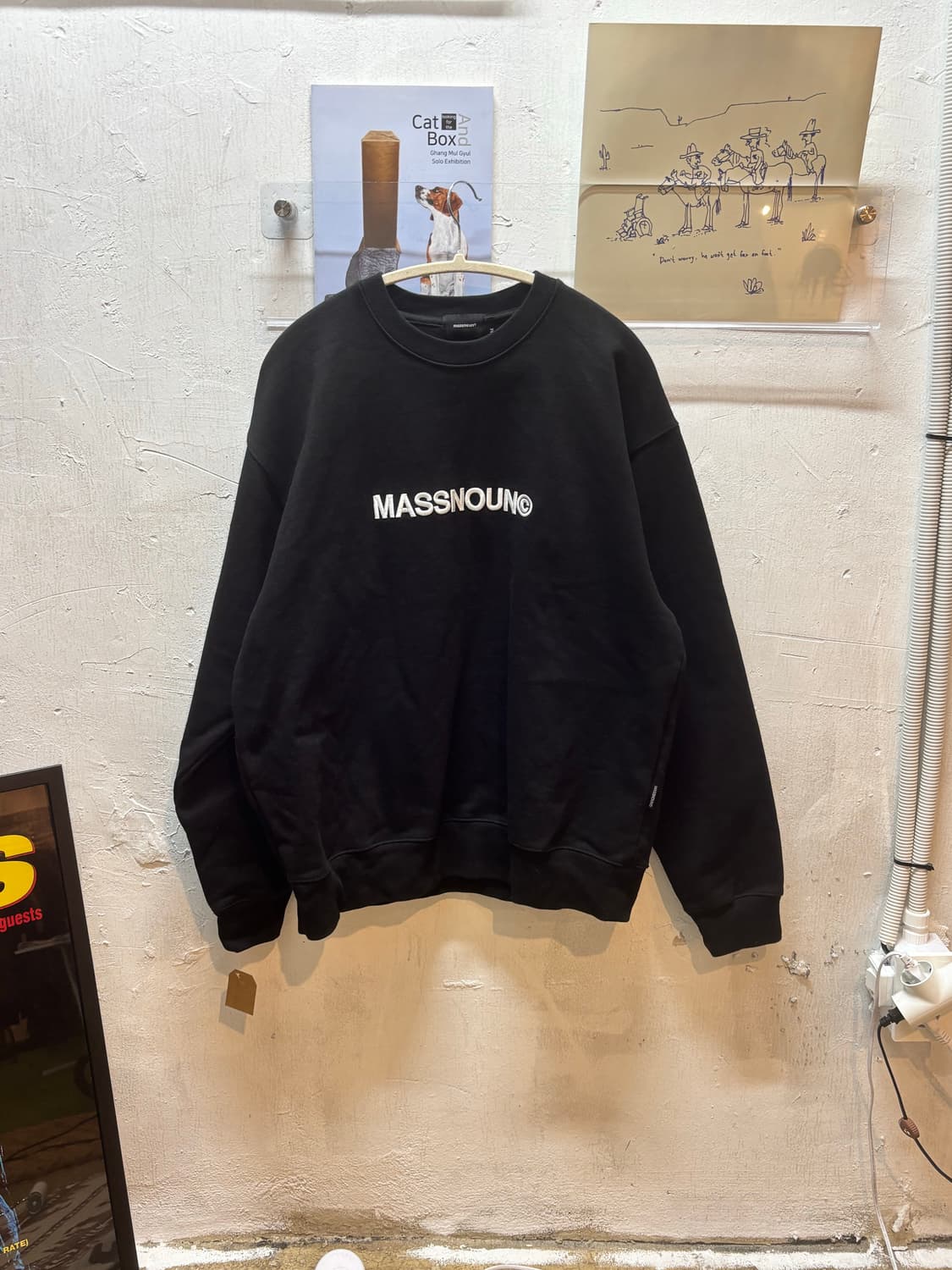 매스노운 프리미엄 헤비 C 로고 스웻 셔츠 상품이미지4