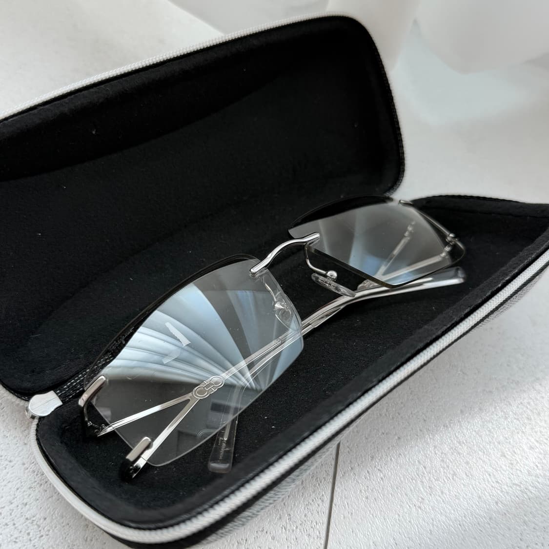 페라가모 빈티지 무테 선글라스 상품이미지9