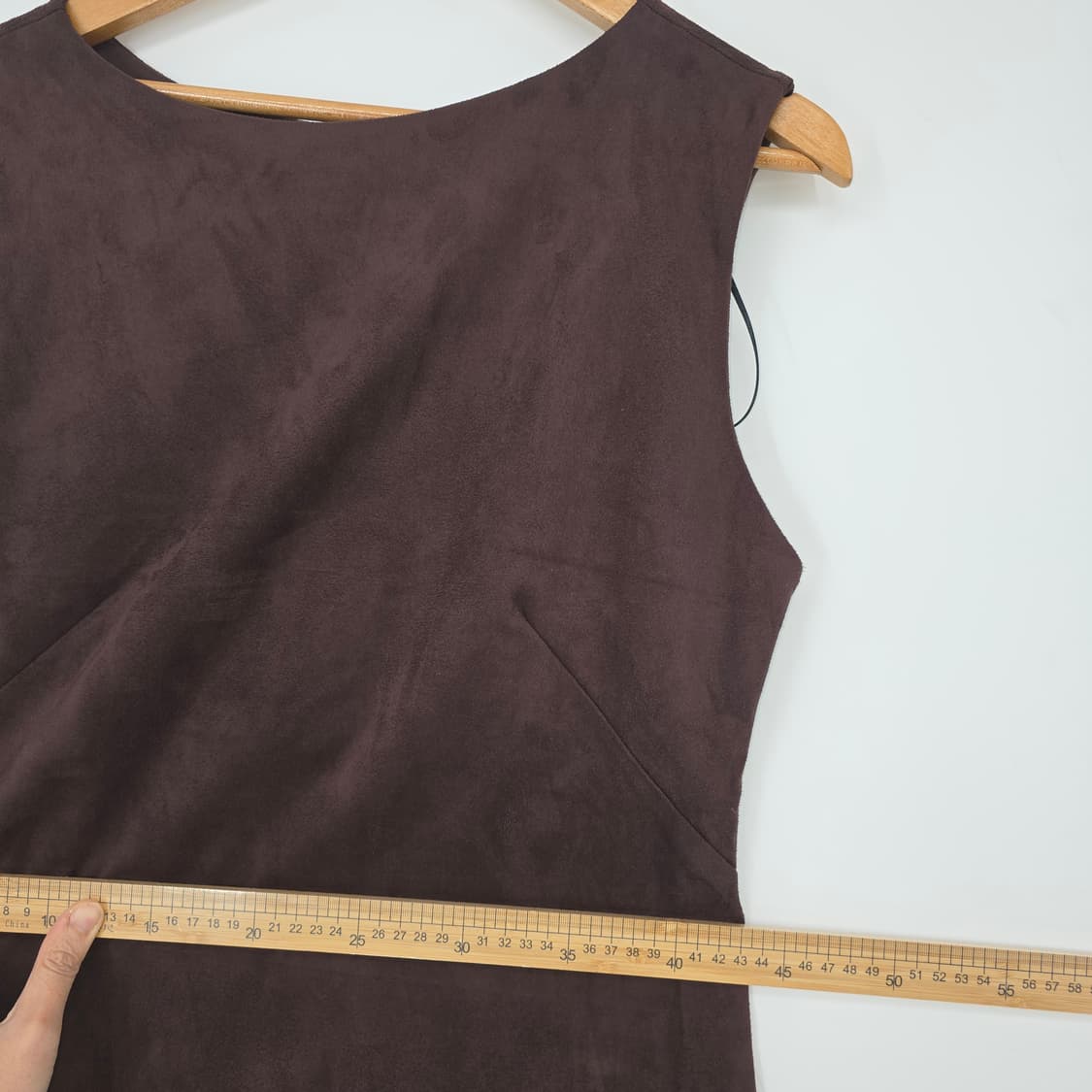 BANANA REPUBLIC 슬리브리스 스웨이드 원피스 상품이미지5