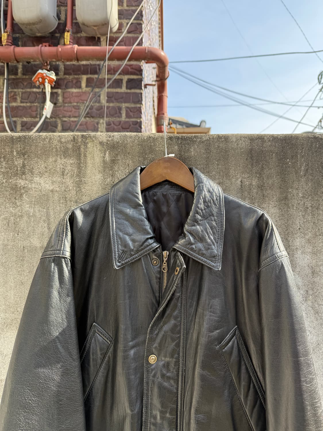 준맨 양가죽 카코트 F(XL) 상품이미지5