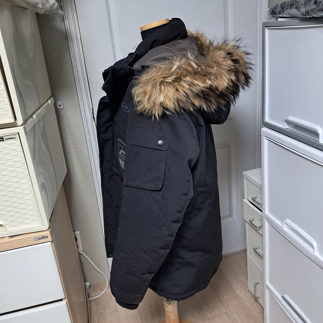 디스커버리 남성 너구리퍼 구스다운 패딩 95 상품이미지2