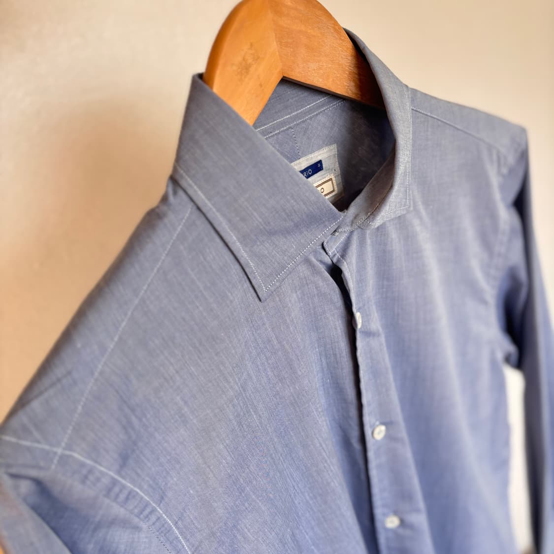 이태리 시리오 셔츠 95 슬림핏 일꼬르소 수입 정품  상품이미지3