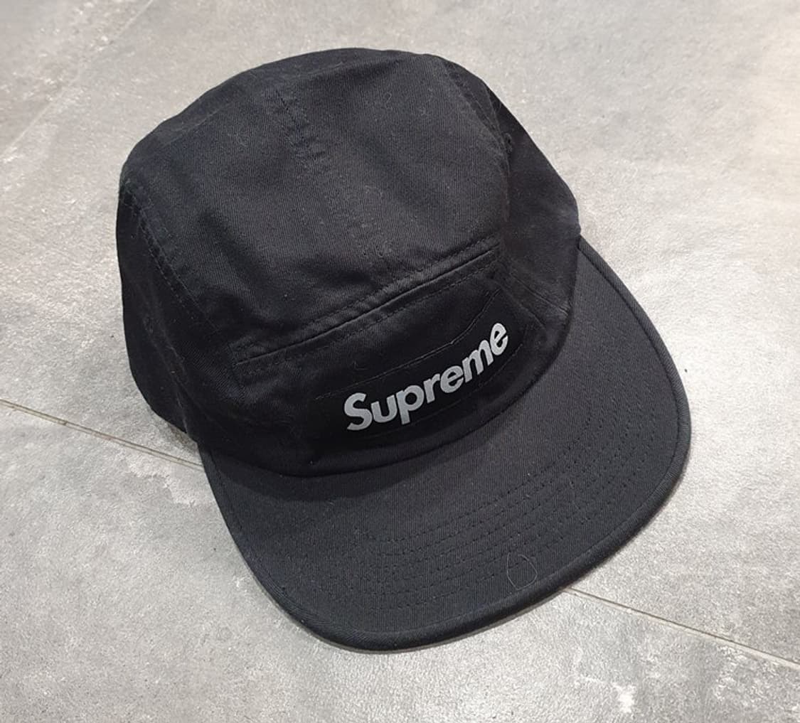 슈프림 캠프캡 블랙 상품이미지1
