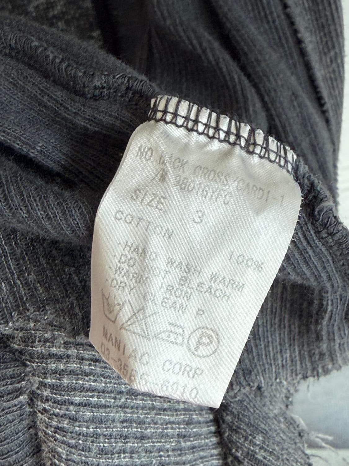 L.G.B BACK CROSS/CARDI -1/M 상품이미지4