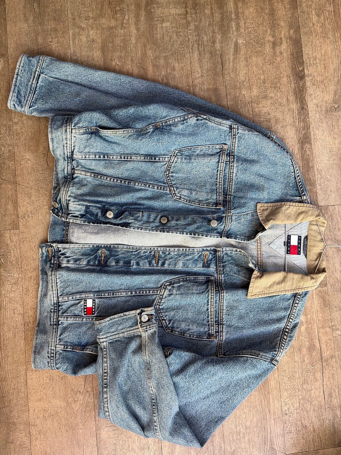 90s 타미진스 데님 자켓 XL 상품이미지2