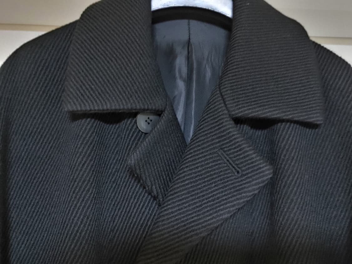 우영미 21fw 트윌 턴업 로브 코트 팝니다 상품이미지4